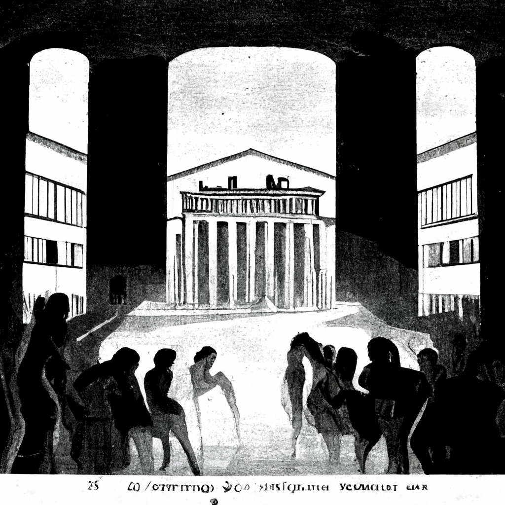 The trial in town hall