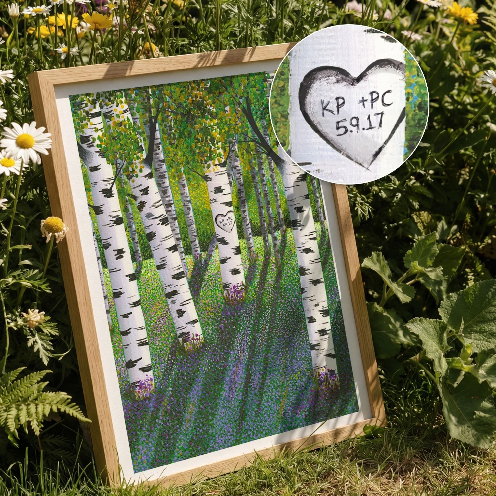 Personalised 'Spring in the Woods' Giclée Print