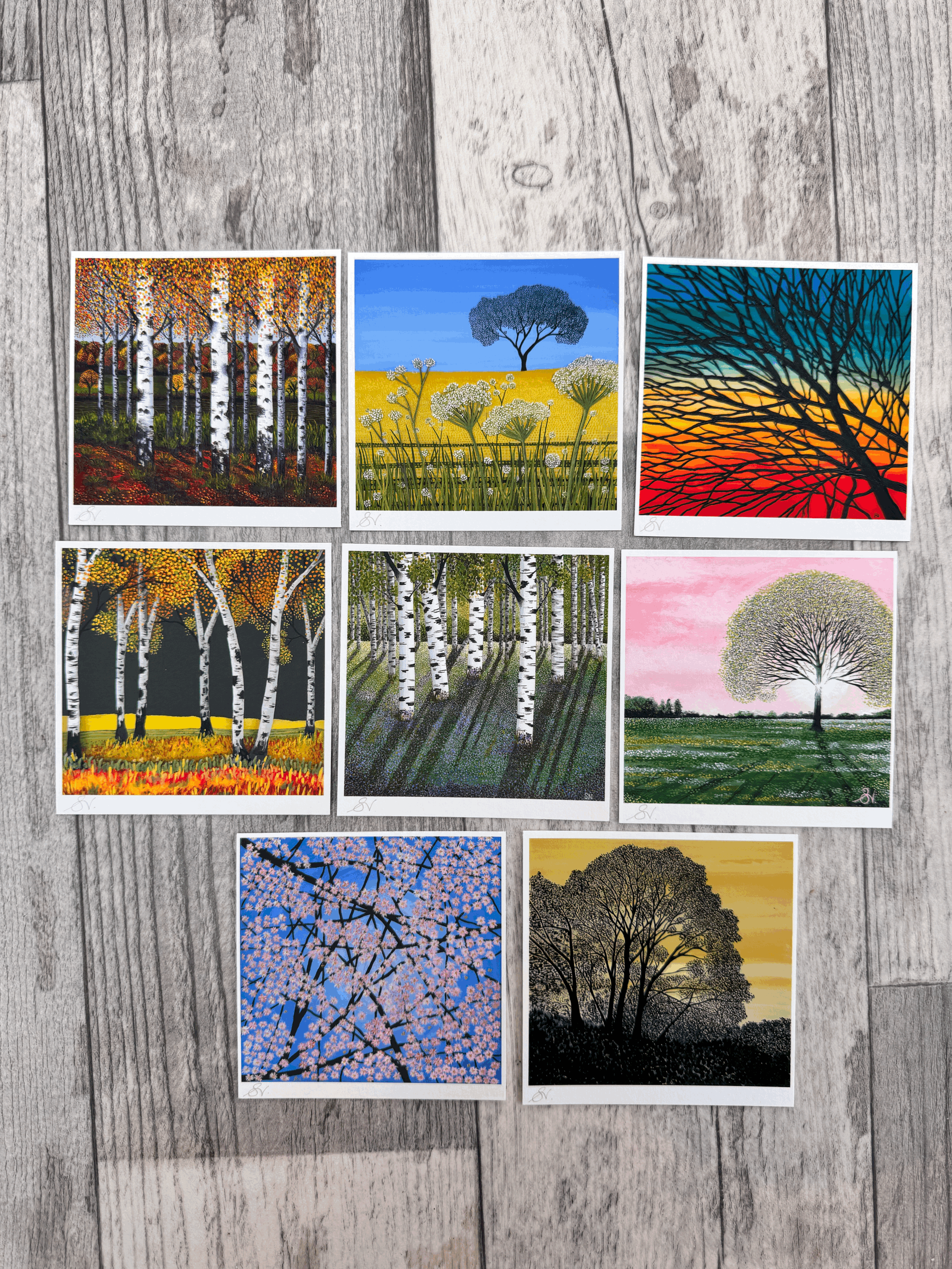 8 Mini Giclée Prints