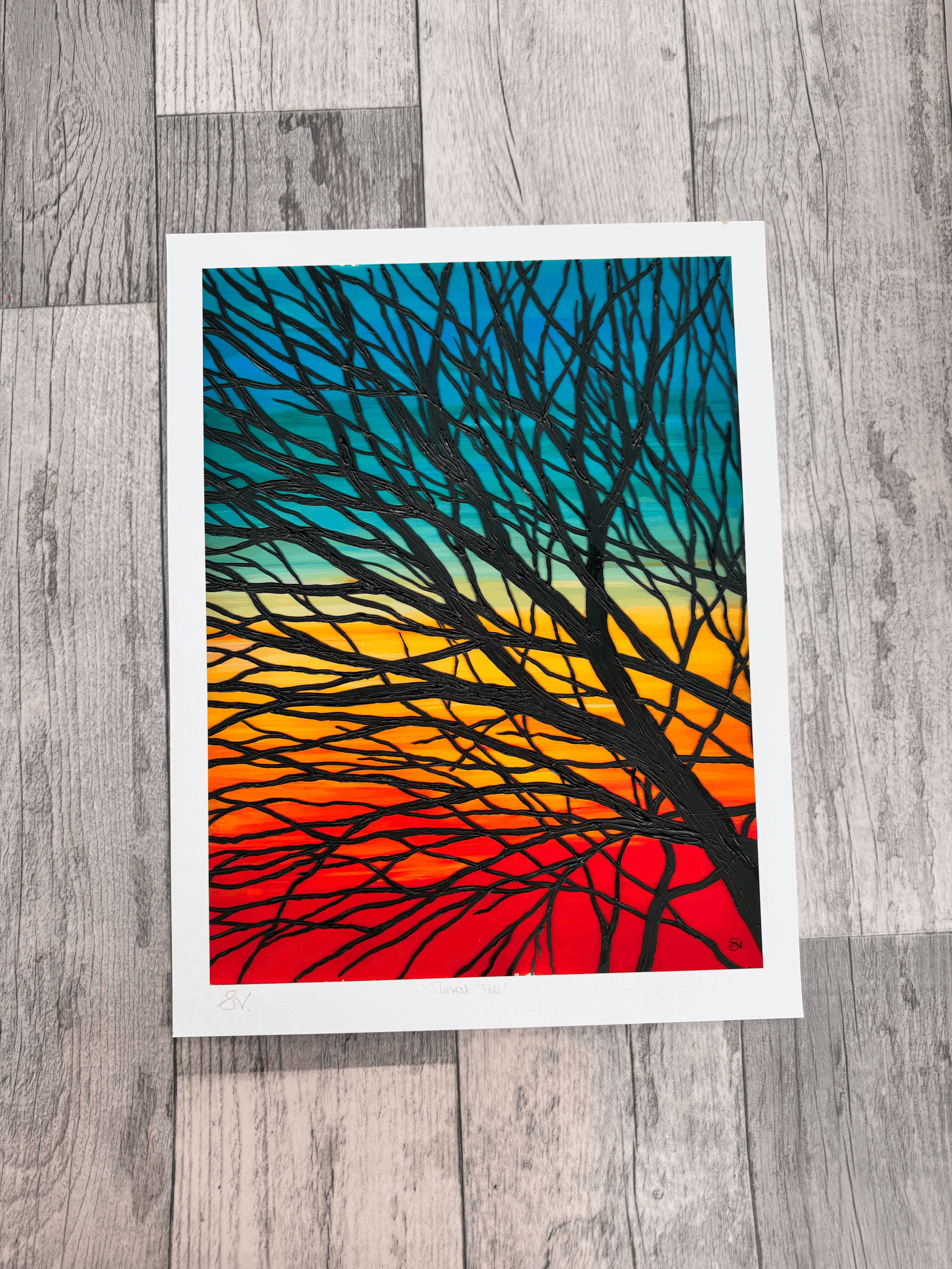 Sunset Tree - Giclée Print