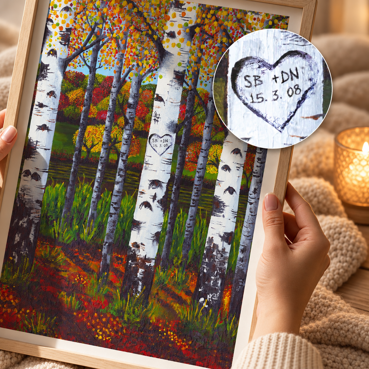 Personalised 'Autumn Days' Giclée Print