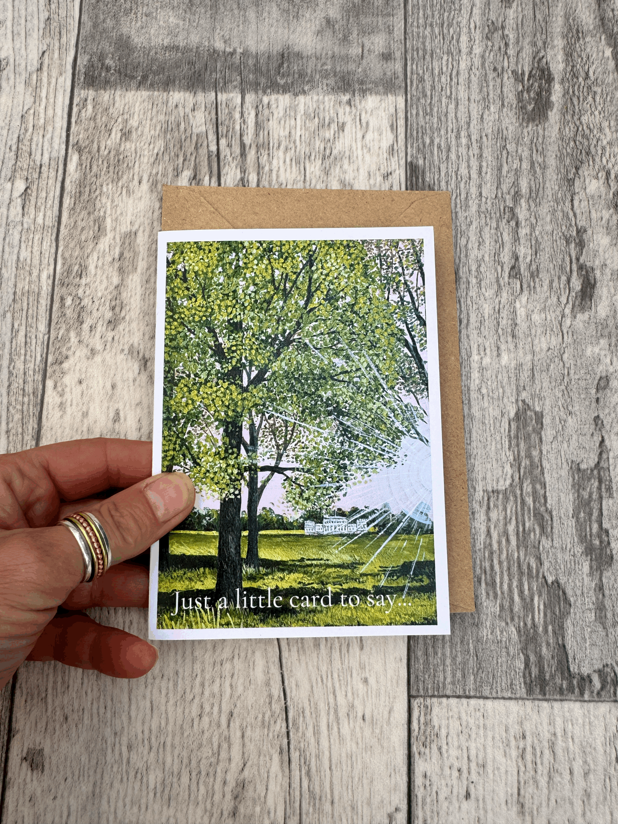 'Just a little card to say'  - A6 Greeting Card