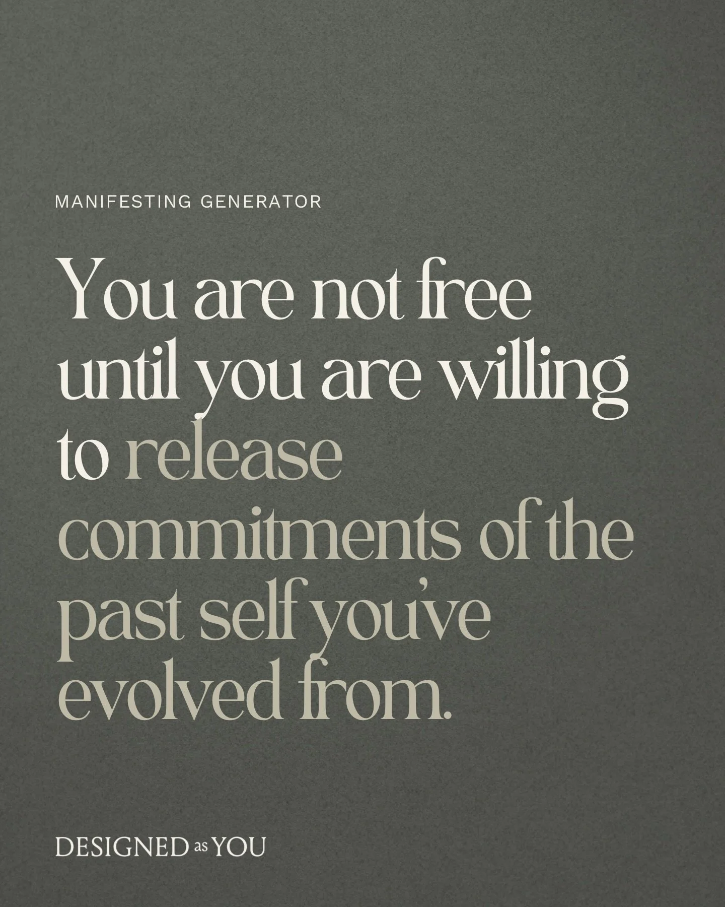 If you feel called towards change or difference, it doesn&rsquo;t mean something has to be &ldquo;wrong&rdquo; (people convince themselves to say in &ldquo;fine) - it means that it is complete. What was relevant for your evolution (the whole point of