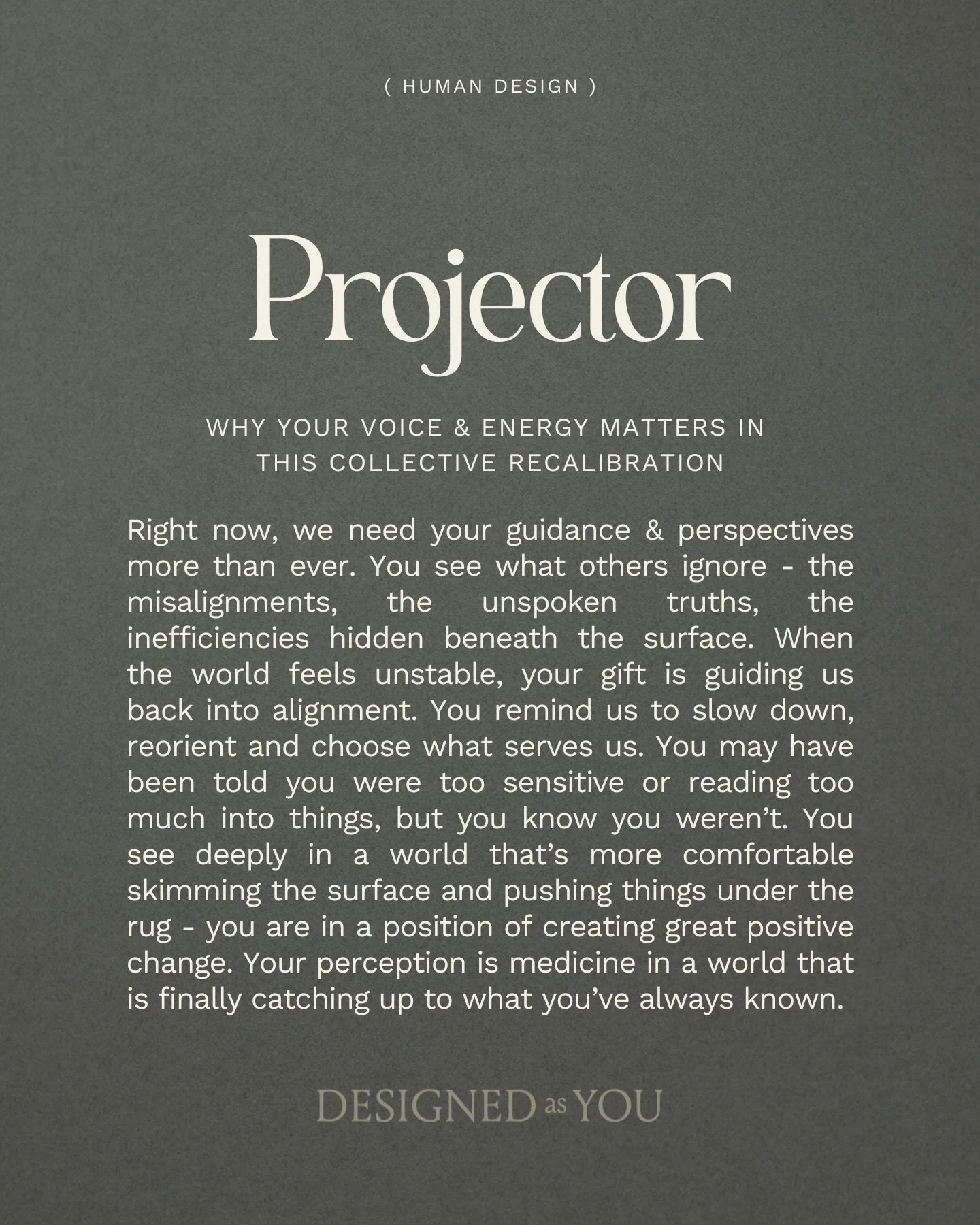 There is a reason you are feeling the pull right now. To stop hiding. A sense that waiting, perfecting or preparing is no longer working. A knowing that what you carry is not optional anymore.

Right now, more than ever, your energy is needed. Your c