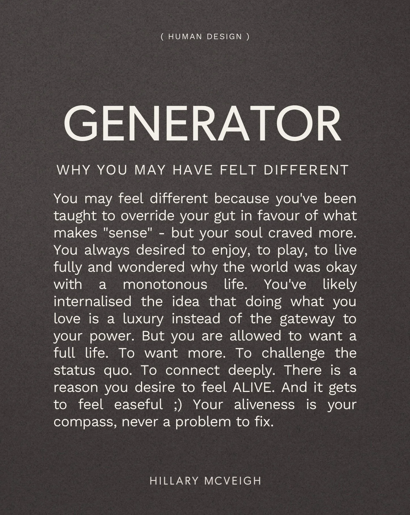 Let your life not make logical sense! Let your life force flow through you despite what the world has decided is &ldquo;the only way&rdquo;. Let the doubt &amp; fear fuel you as a signal that you&rsquo;re on the precipice of your next level. Let the 