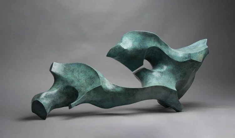 Linda Bird Ltd | Wave Bench Long Format Sculptural Piece Blue Green 
An exclusive source of available artworks for interior designers, architects and private clients