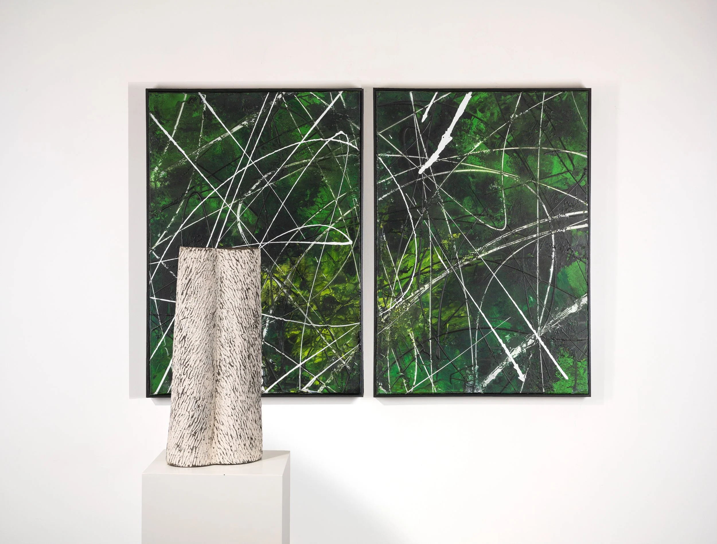 Havana, mixed media on canvas, 100x144cm