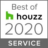 Best of Houzz Service award badge for excellent interior styling service in singapore
