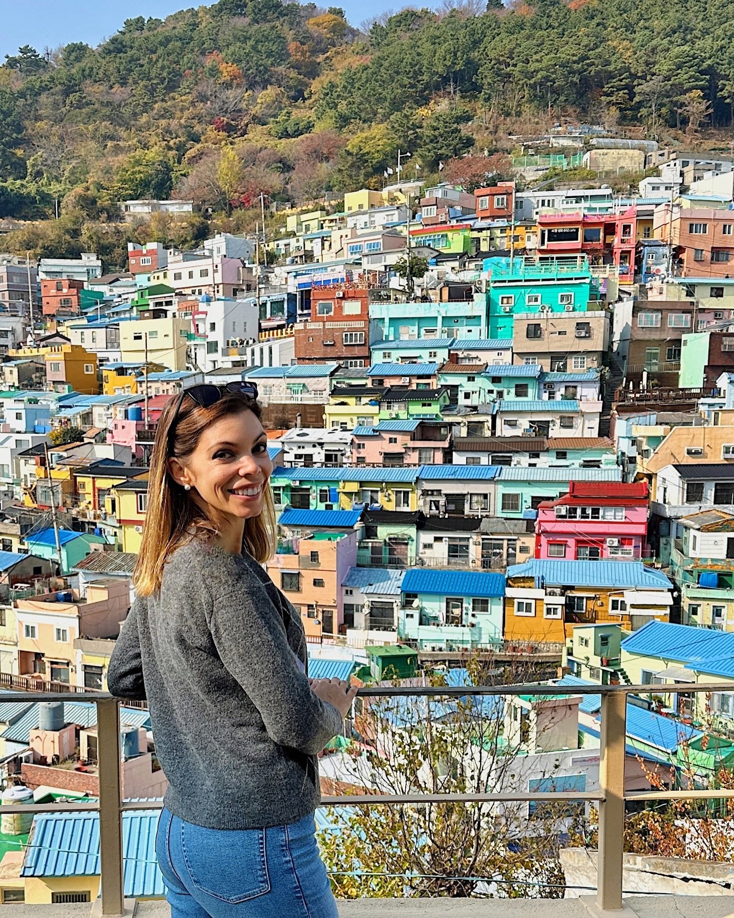 Once a refugee settlement during the Korean War, Gamechon Village was built by families who had fled the fighting and lost everything.

The neighborhood grew into a dense, hillside maze above Busan (Korea&rsquo;s second largest city). It was poor, cr