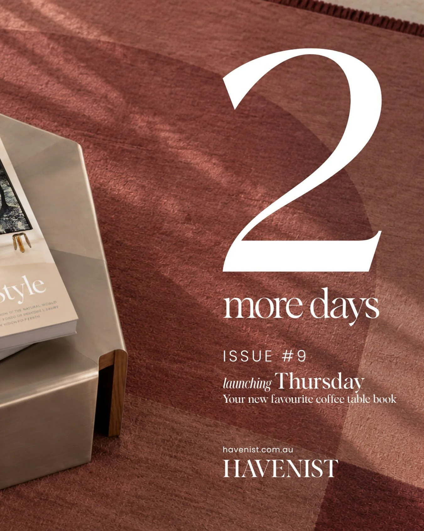 Two more days until our biggest issue of Havenist yet.&nbsp;

1edition = 1 whole year of inspiration  👏&nbsp;
It&rsquo;s our first annual edition - a collectible coffee-table magazine filled with exceptional homes, inspired interiors and creative mi