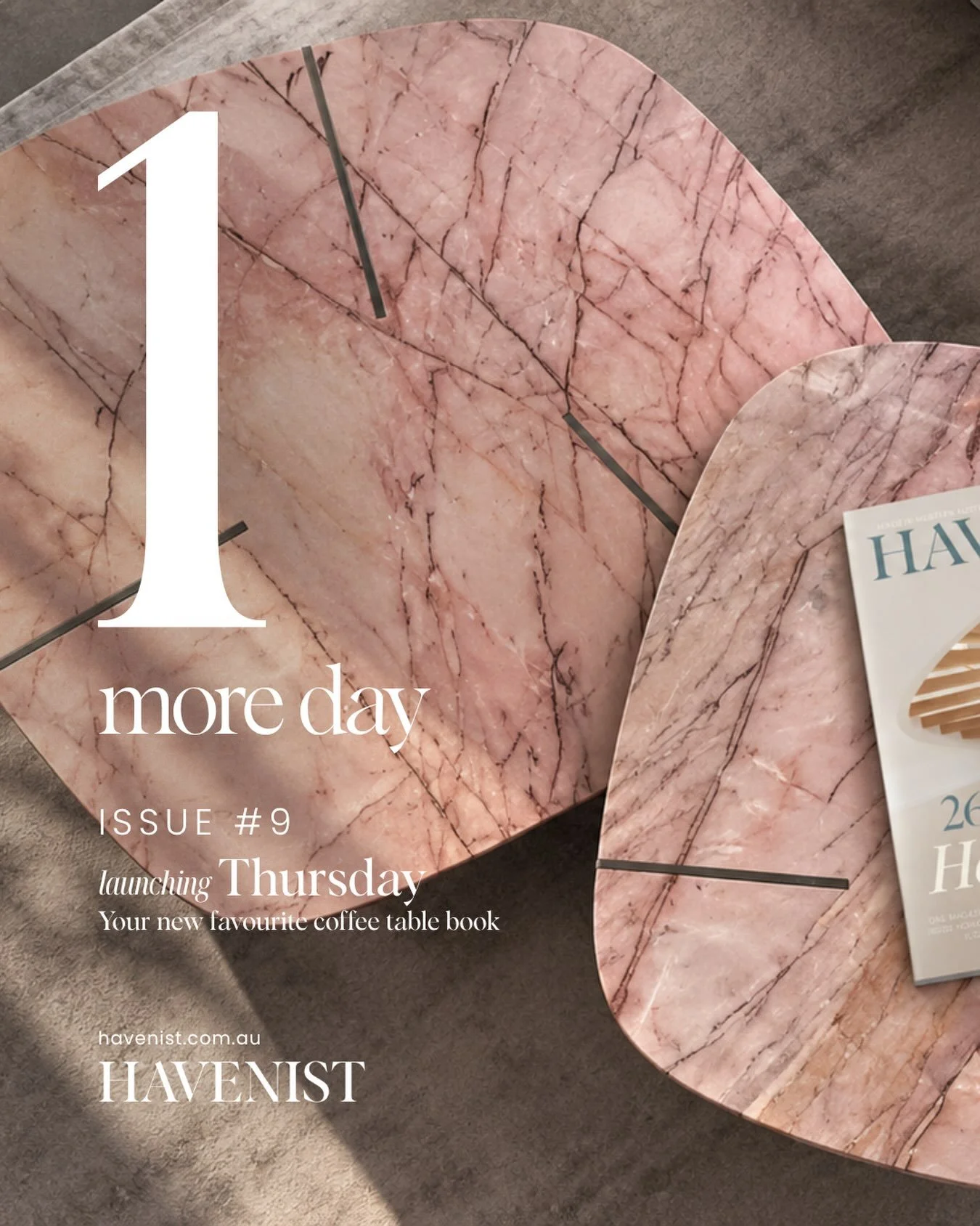 ONE MORE DAY - Issue #9 launches tomorrow 🚀&nbsp;

Meet the first annual edition of Havenist, WA&rsquo;s home of style and design.&nbsp;

Packed with remarkable homes, inspired design and local talent worth knowing, this is one to immerse yourself i