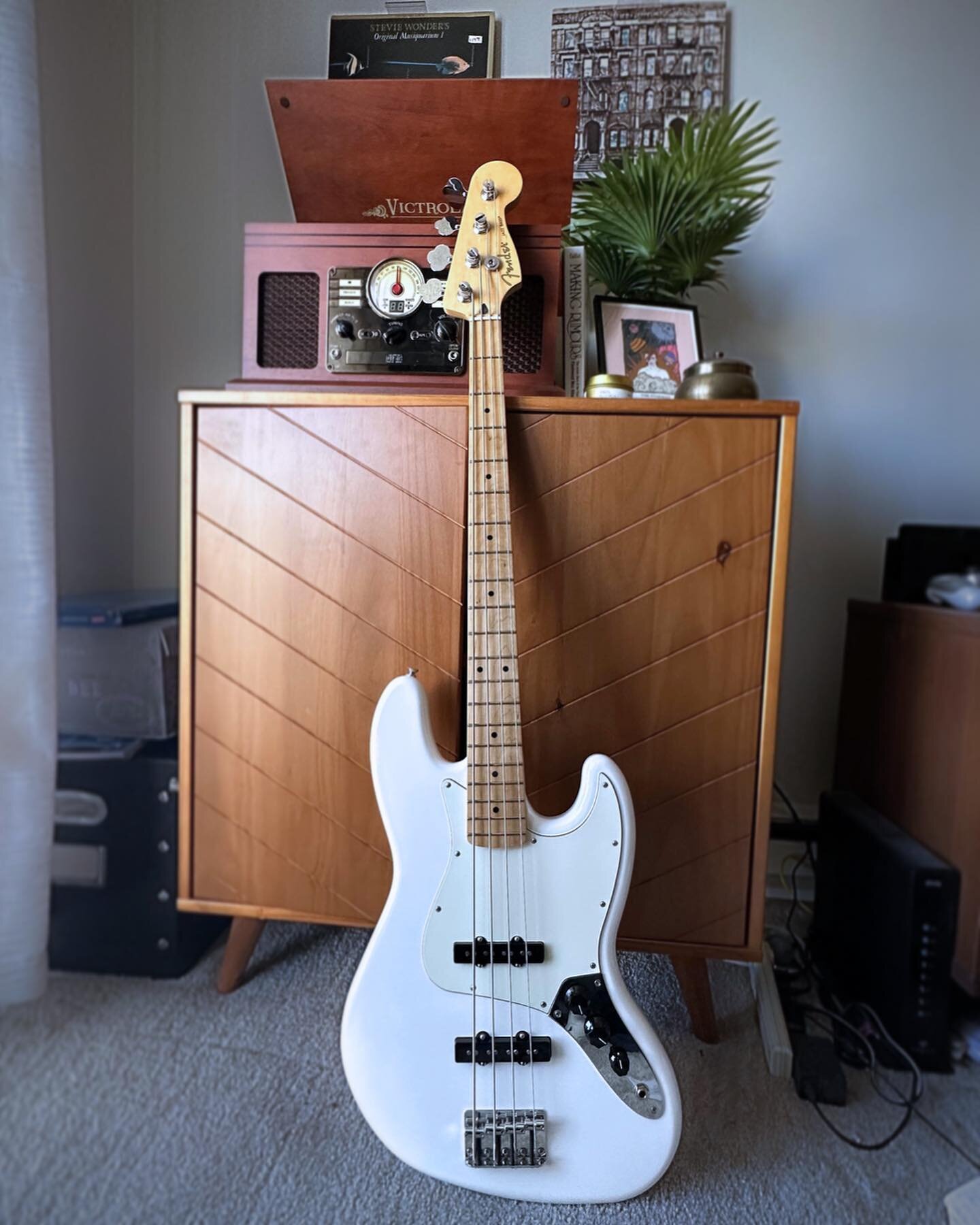 An exciting, albeit sad day! The YinYang bass has been retired from live shows ☯️ I lost count of the gigs I played with that guy - the fret board was wearing down pretty significantly. It&rsquo;s so silly how we get emotionally attached to inanimate