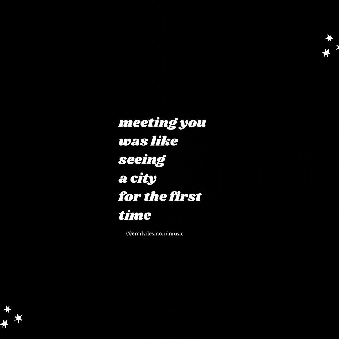 🎶 I&rsquo;m intrigued by you - by the streets of your mind. Meeting you was like seeing a city for the first time. 🎶

From a little retired tune called &ldquo;Headspace&rdquo;

Real ones will know 🤍🖤