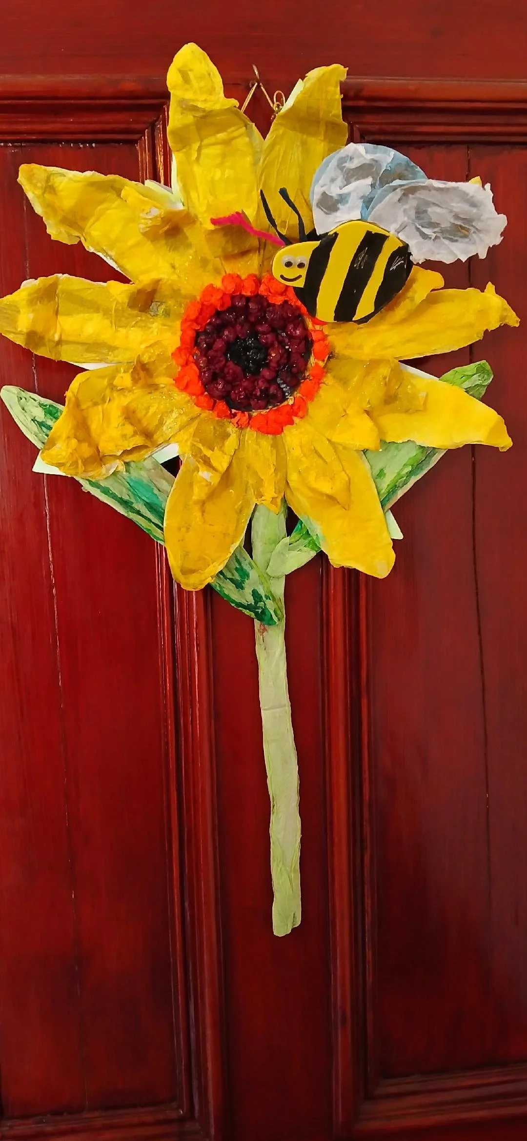 Sunflower with bee.jpeg