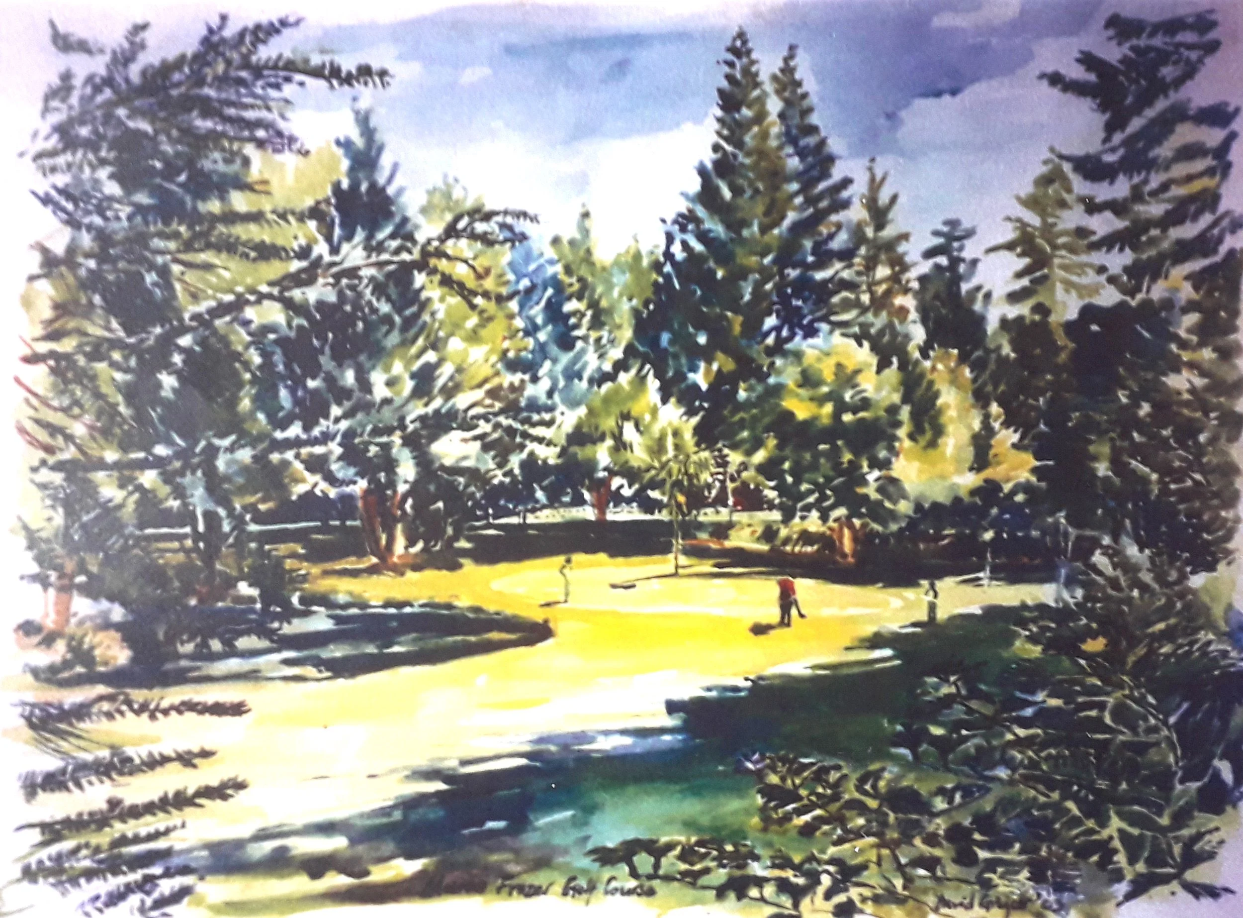 Murdo Frazer putting course