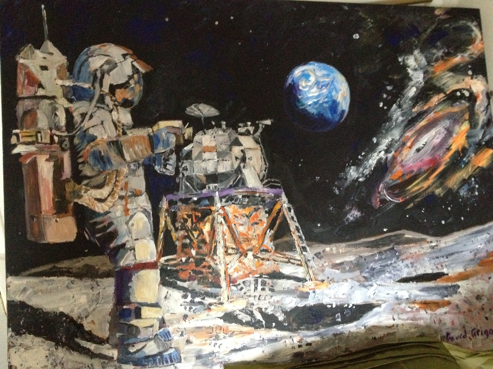 Astronaut on the Moon