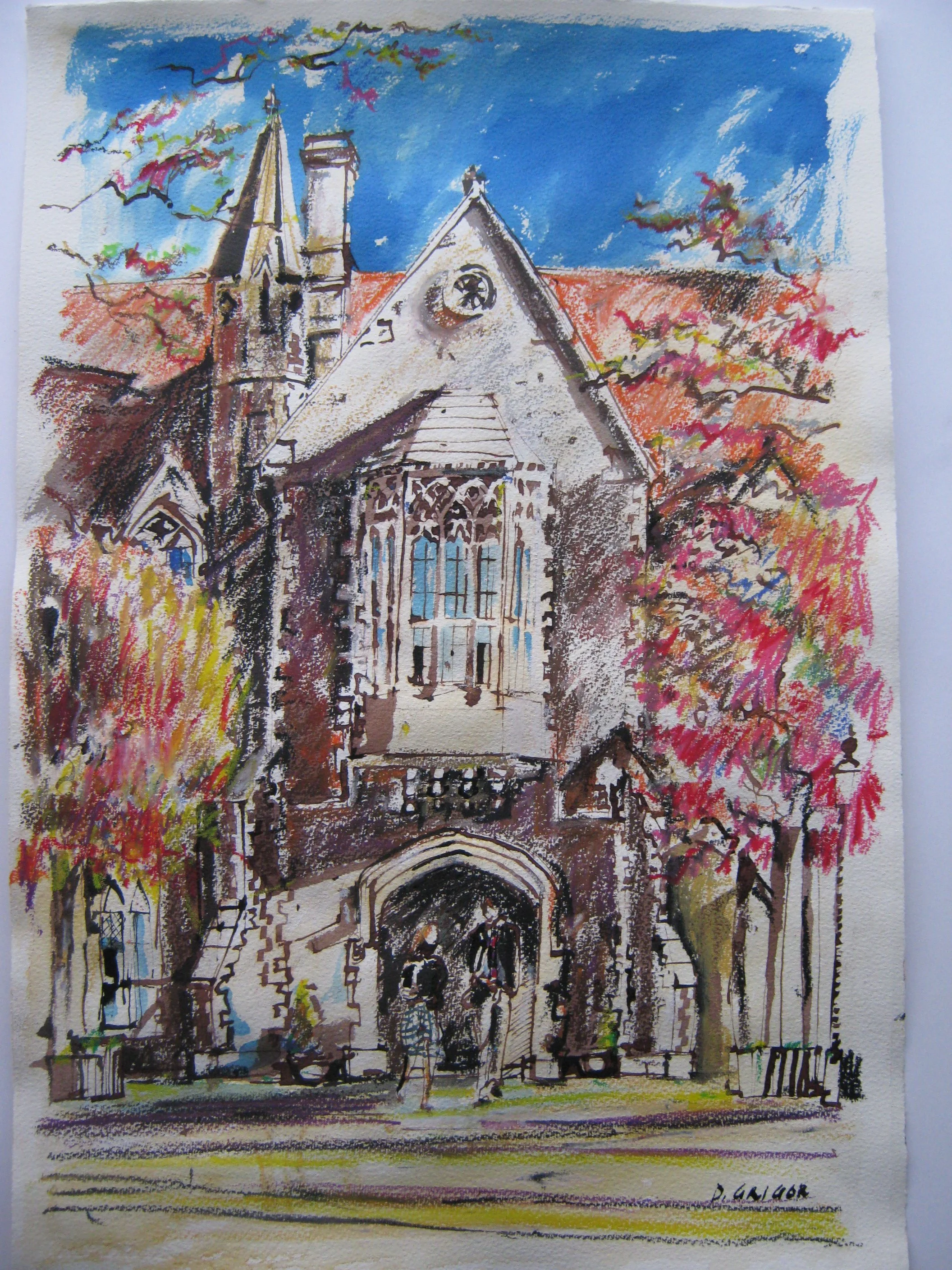 Brighton College clock tower, UK