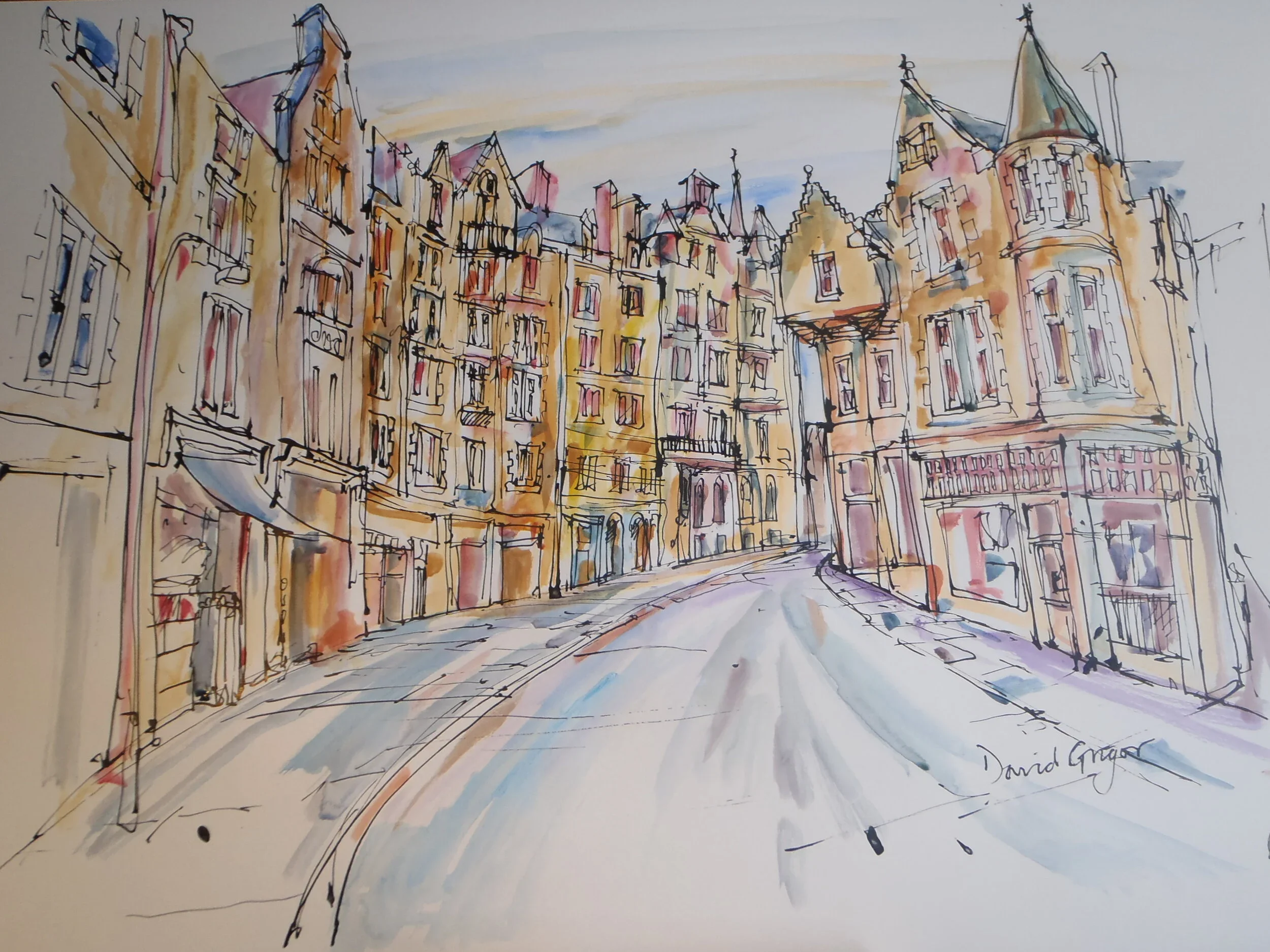 Cockburn Street, Edinburgh, UK