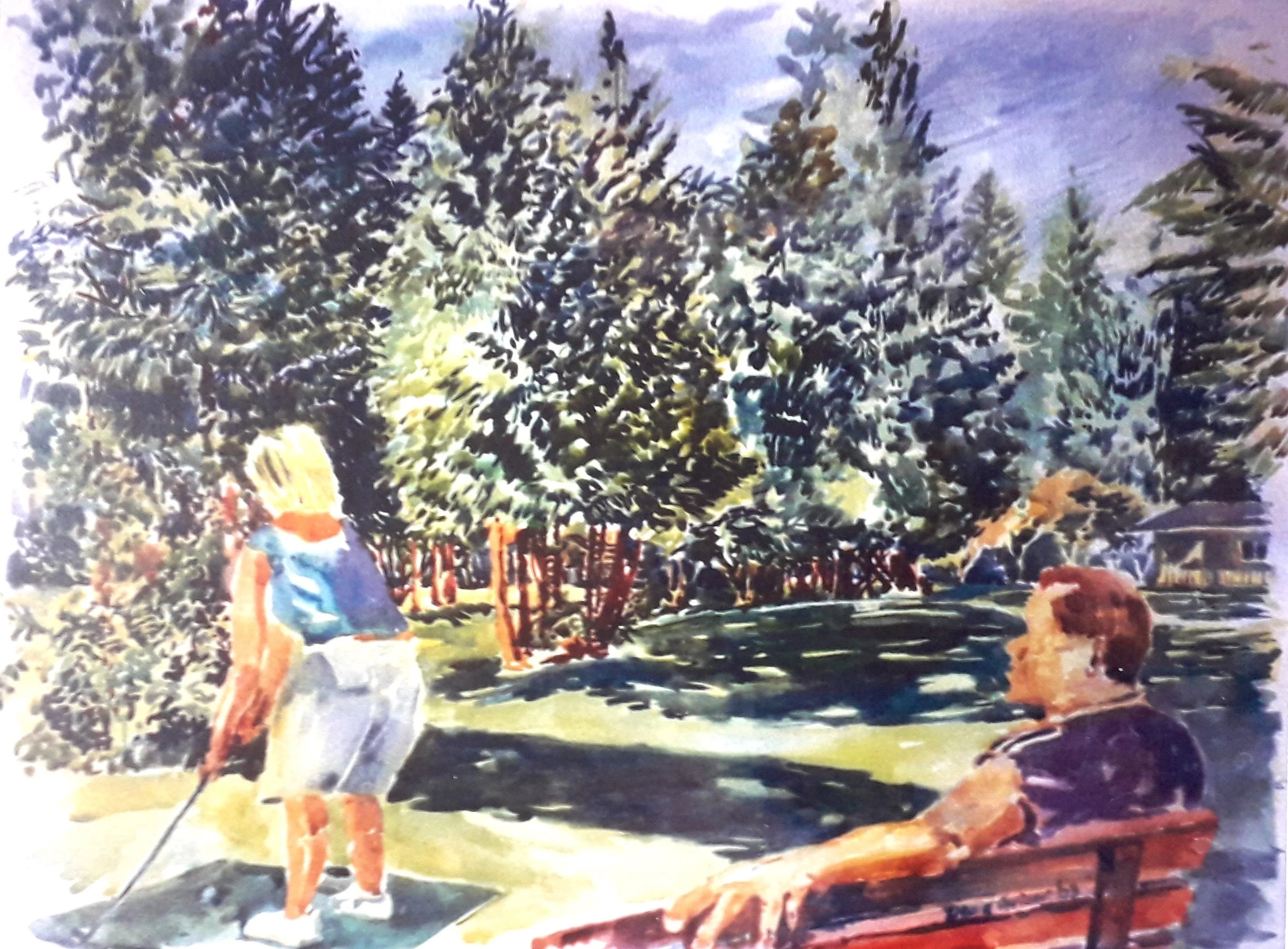 Murdo Frazer putting course