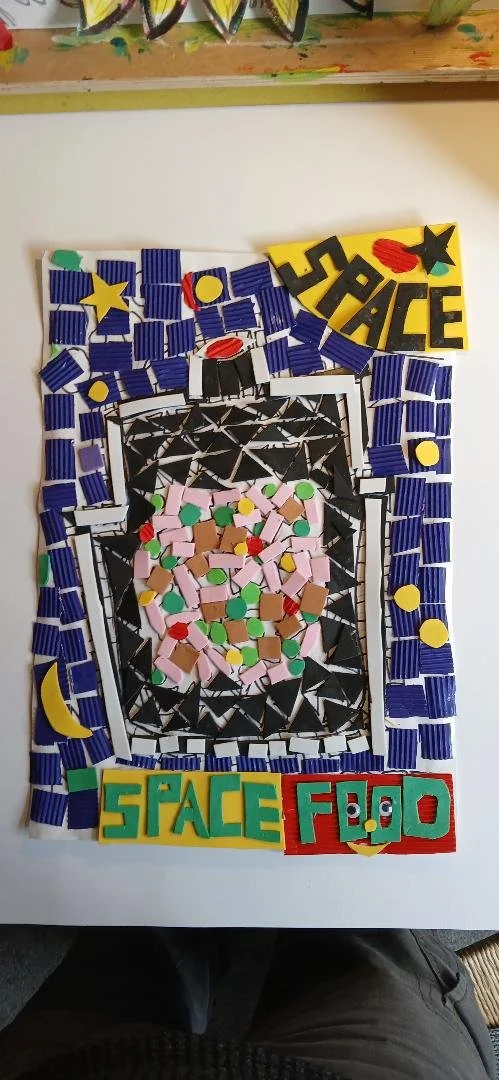 Space Food mosaic