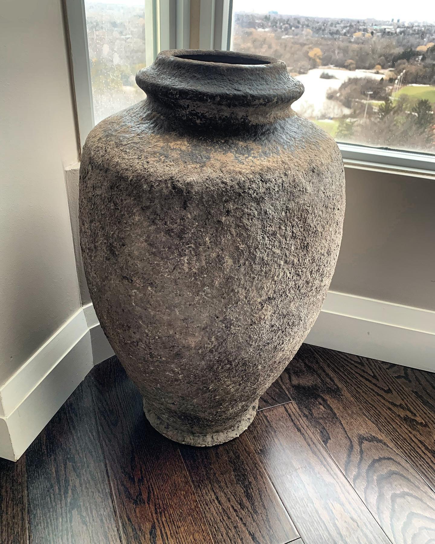 &ldquo;SOLD&rdquo; - Large heavy wide belly, small base olive jar with a unique finish 

Dimensions: 24&quot;H x 15&rdquo;&Oslash;

#primitivevessel #RestorationHardware
#rusticdecor #rustic #PotteryBarn #Vintagevessel #vintage #Terracottavase
#Terra