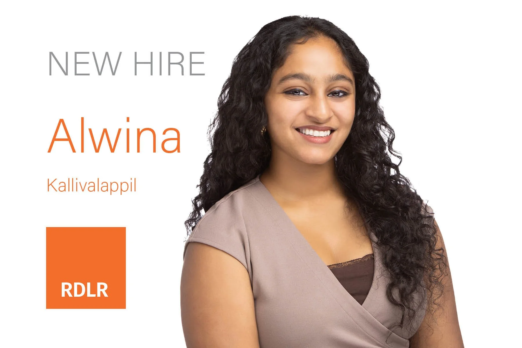RDLR Welcomes Alwina Kallivalappil