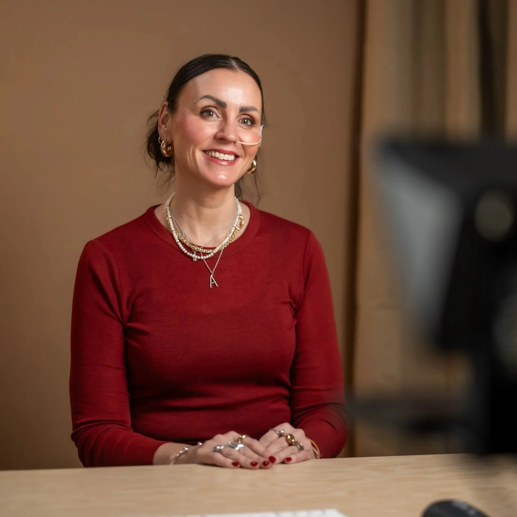 Julia strandberg ler stort i relation till rådgivning