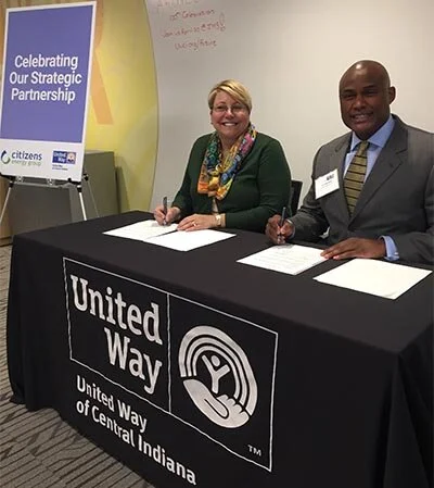 Citizens Energy Group and United Way Sign Strategic Partnership Agreement to Strengthen Community Impact in 2018