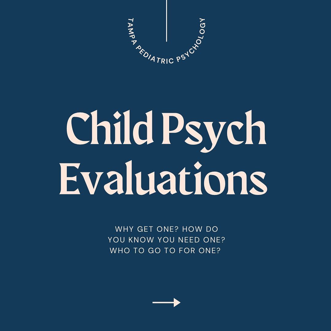 Knowing when to get a psychological evaluation or who to go to is often confusing for parents. Here is some helpful information on how to get started! Still have a question? Leave a comment below or send us a DM! 

#psychologist #clinicalpsychologist