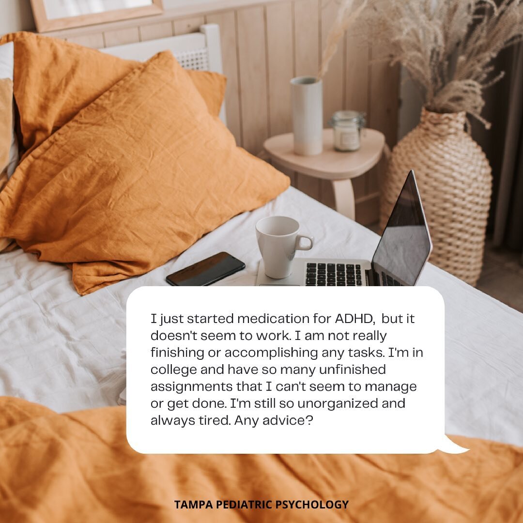 We often hear our high school and college clients (or their parents) report that medication doesn&rsquo;t seem to be working. A common misconception of many psychiatric medications is that they are a one stop cure-all magic pill. Medication for ADHD 