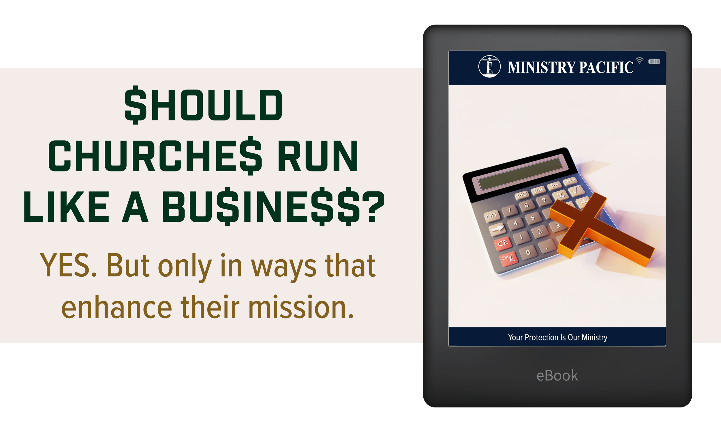 Should your church run like a business? Download a free e-book from Ministry Pacific to find out.