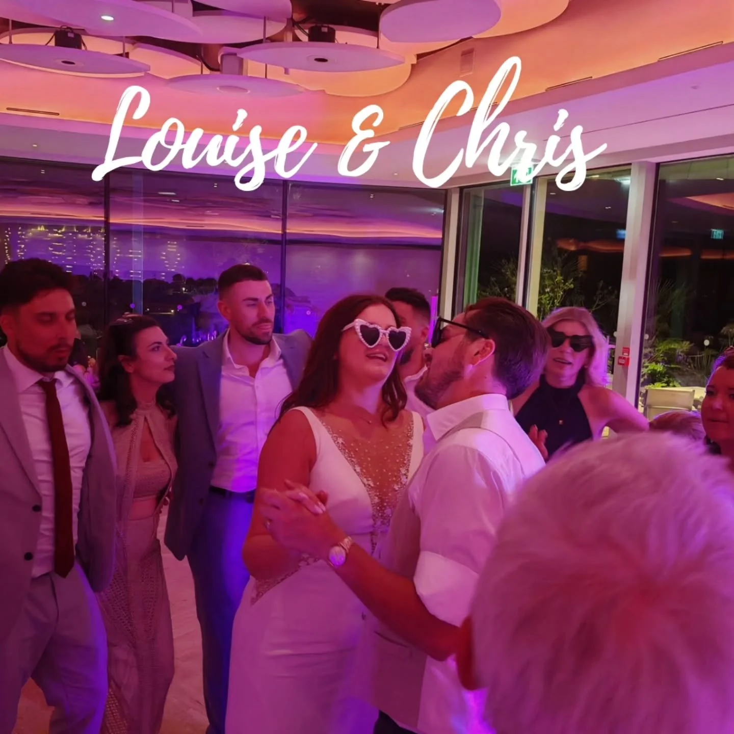 Congratulations Louise &amp; Chris 💍 

We had a great night celebrating with this lovely couple at the stunning @thegrovehotel 

From their dance routines (with many talented dancers in the room!) to a packed dancefloor all night - this one was pure