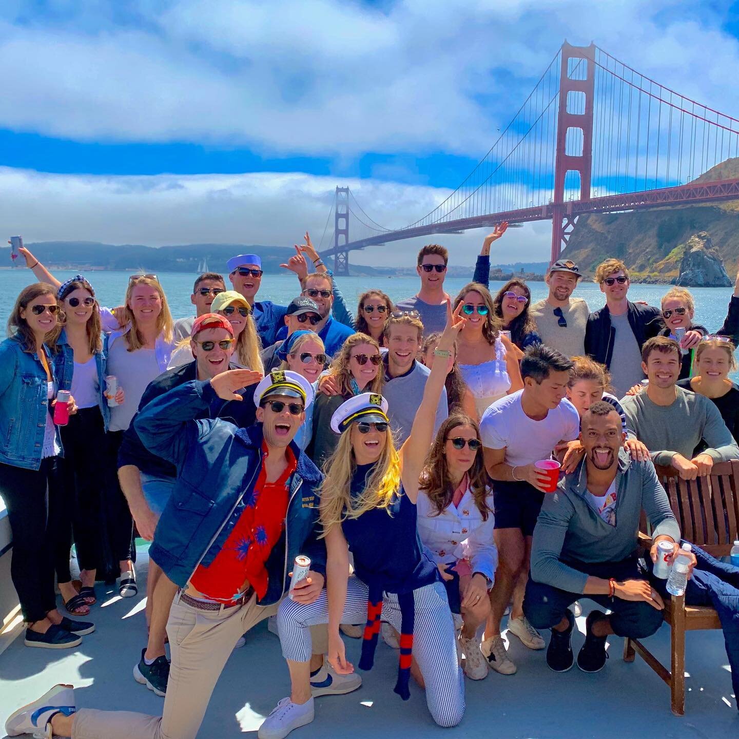 Charter season is in full swing! With fleet week right around the corner and plenty of sunshine ahead, make sure to book your charter early this year. 
#sf
#sfbay 
#goldengatebridge