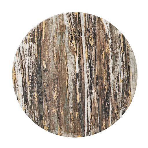 Weathered Pine Placemat in Ivory, Natural and Gold, Set of 4