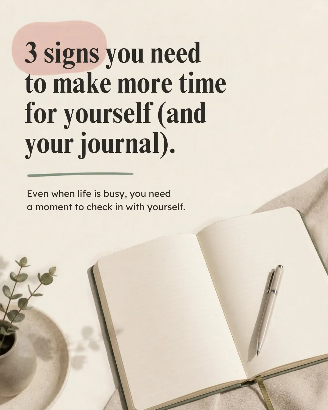 To-do lists everywhere. A hundred things on the go. And that feeling that you really want to do things differently, but never quite get around to it.

Sound familiar? 🙃

Sometimes you don&rsquo;t need a better planning system. You need a moment to p