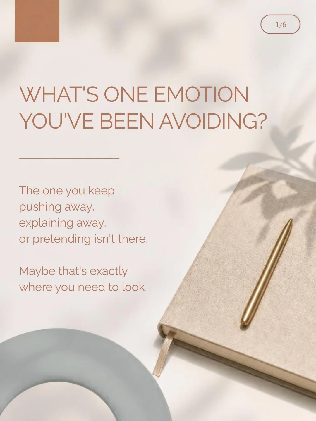 There&rsquo;s probably an emotion you&rsquo;ve been trying not to feel.

Maybe you&rsquo;ve been too busy to notice it.
Maybe you&rsquo;ve told yourself it&rsquo;s not a big deal.
Maybe you&rsquo;ve been trying to stay positive.

But you don&rsquo;t 