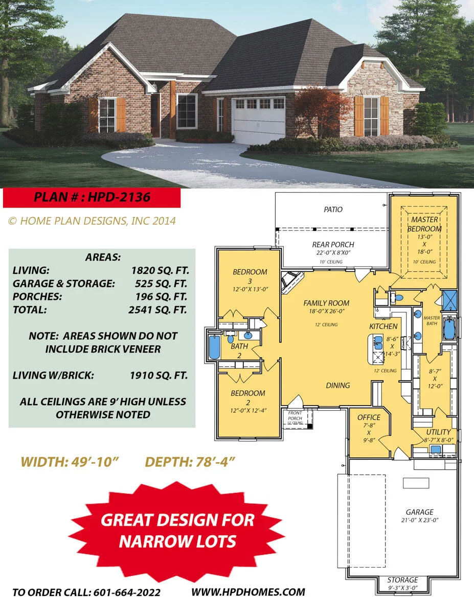 Home Plan Design #2136
