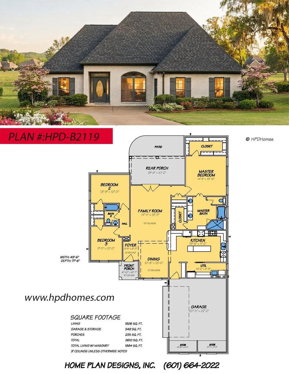 Home Plan Design #B2119
