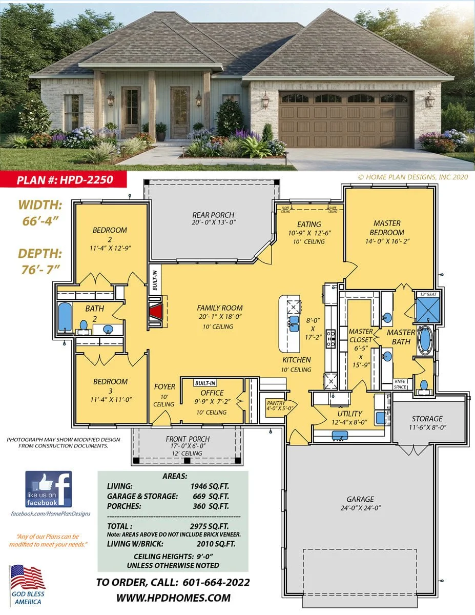 Home Plan Design #2250