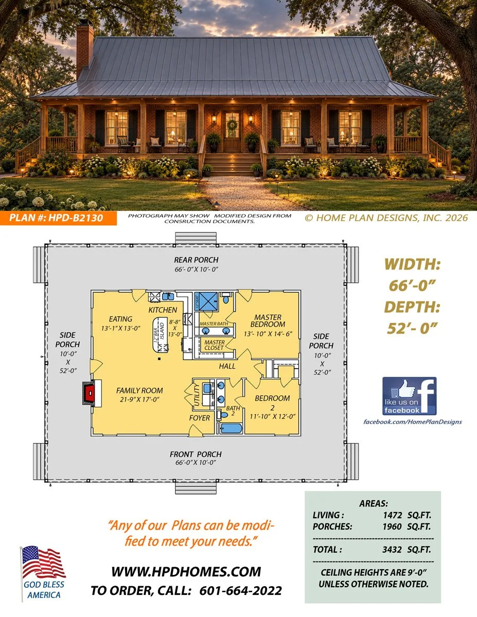 Home Plan Design #B2130