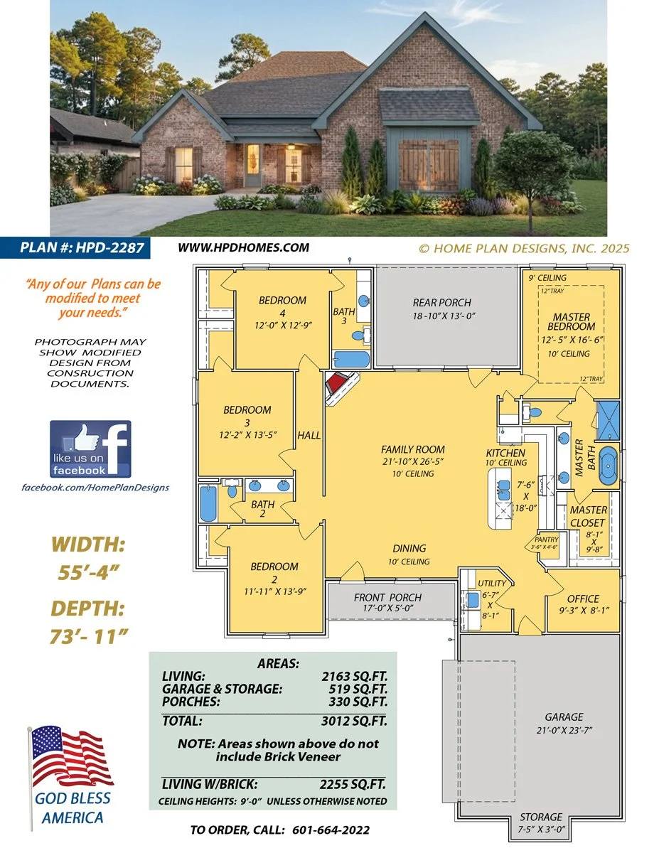 Home Plan Design #2287