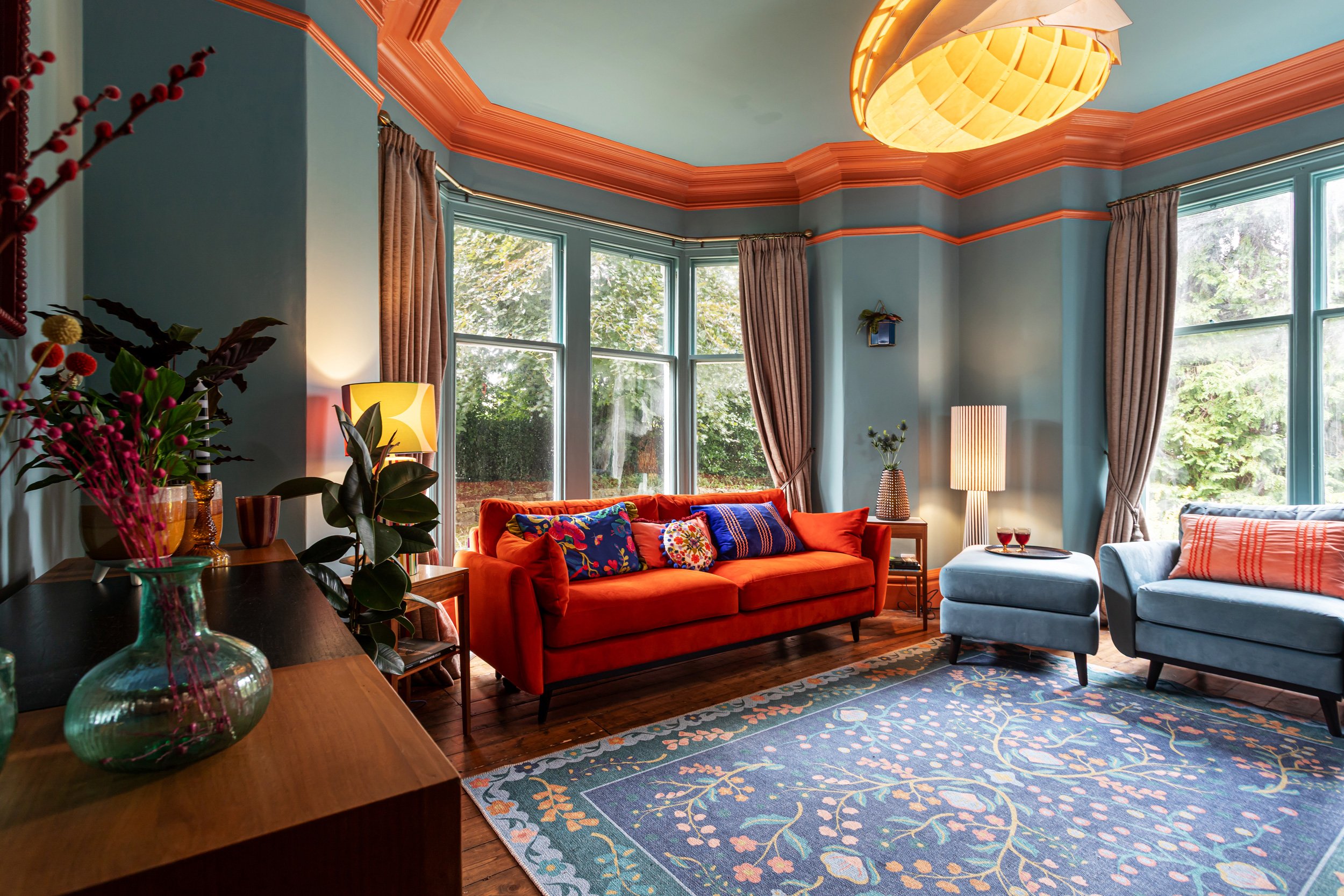 Colourful interiors cumbria