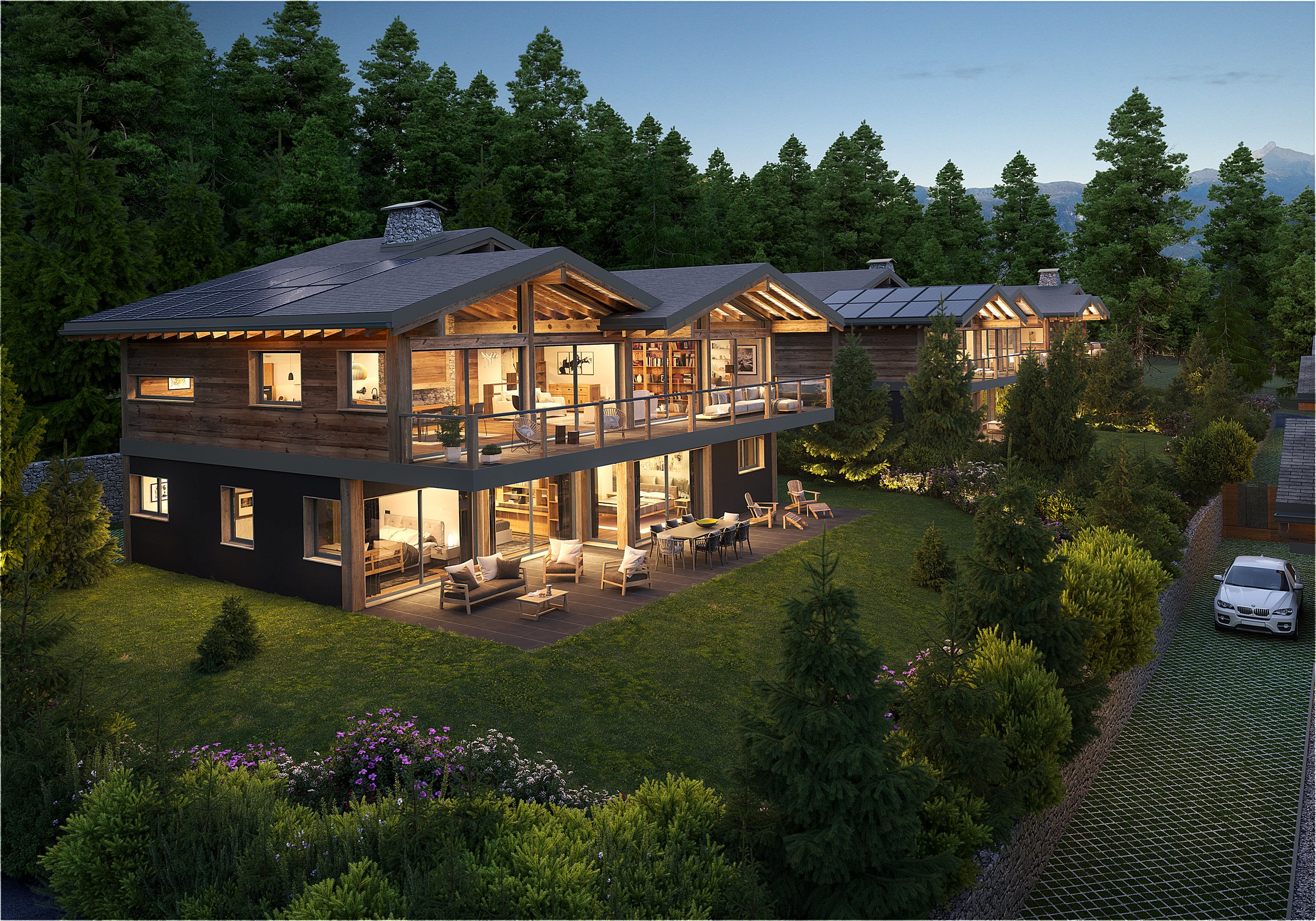 "Les Perles de Crans" - Chalets de prestige à Bluche - À partir de CHF 1'900'000.-