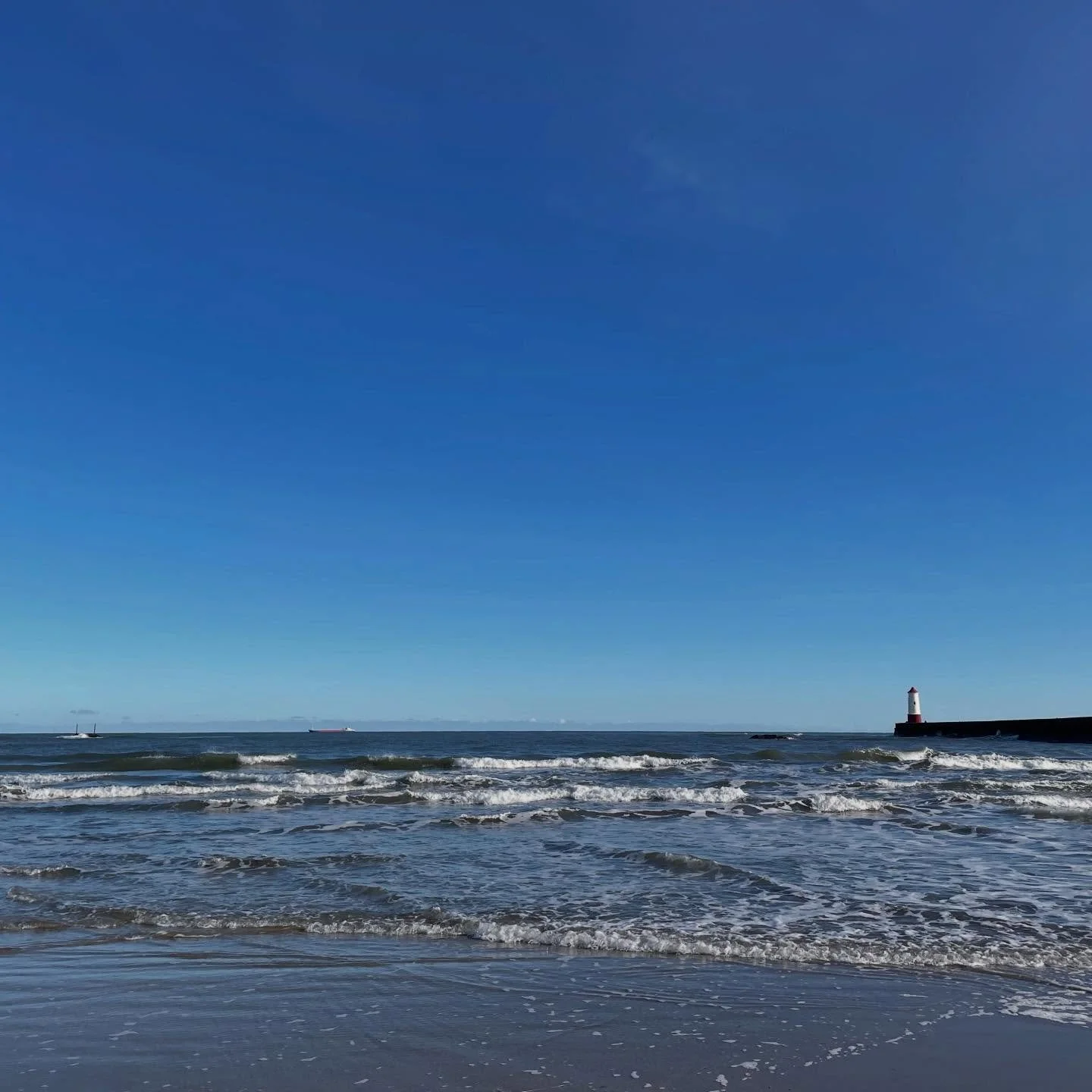 This, all because I told him there was a new bookshop in a little town we love visiting&mdash;two hours away. We turned it into a one-night getaway. And woke up to the first proper sunny day of the year! ☀️

1-5. A long walk to the lighthouse and bac
