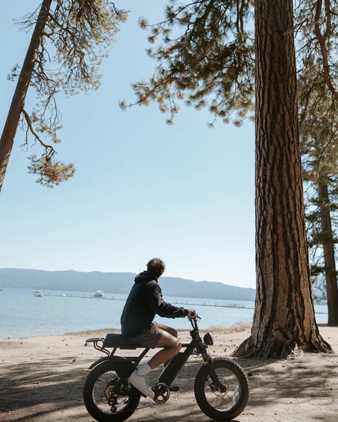 See Tahoe on two wheels. Our bikes are ready when you are. Rent one for the day and ride your own adventure. 🌊