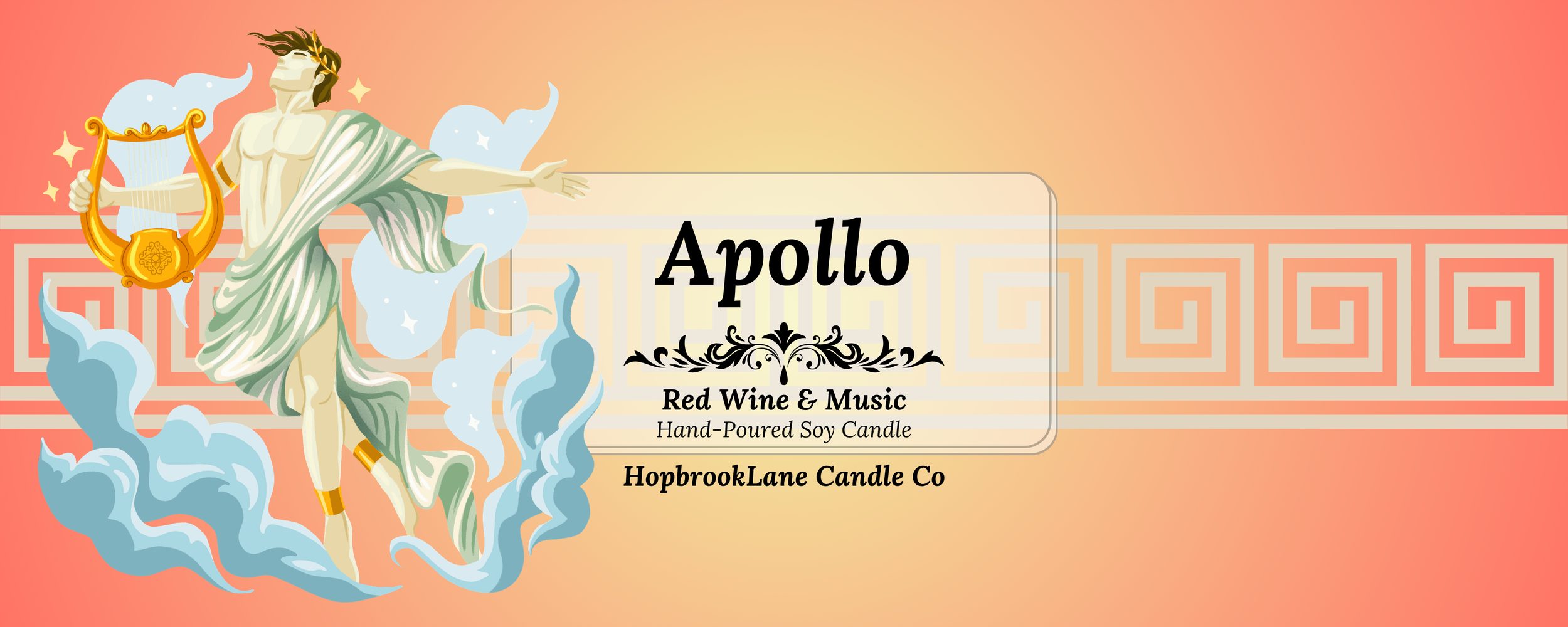 Apollo Candle - Greek Gods