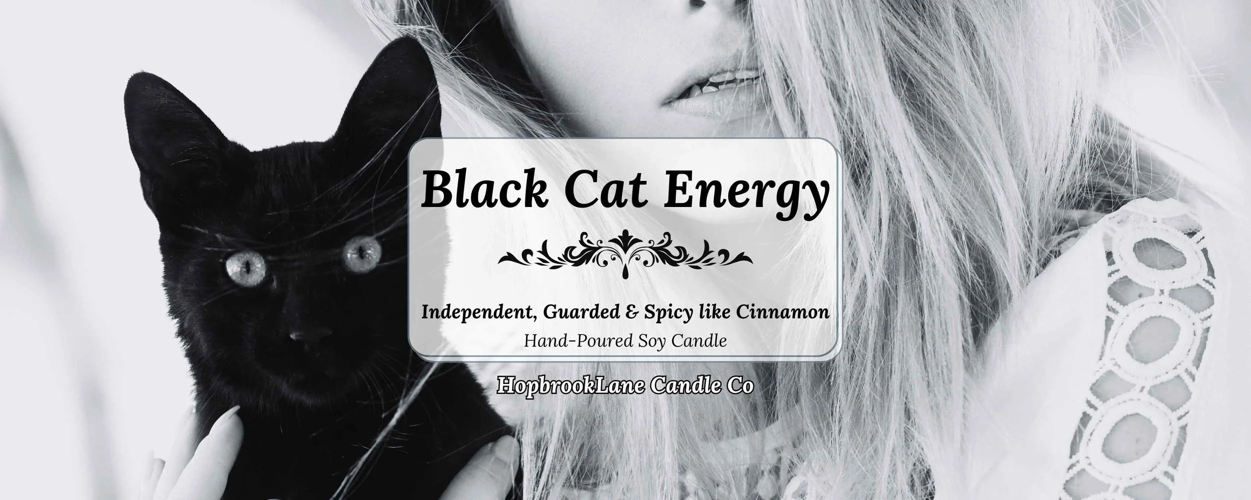 Black Cat Energy - Trope candle