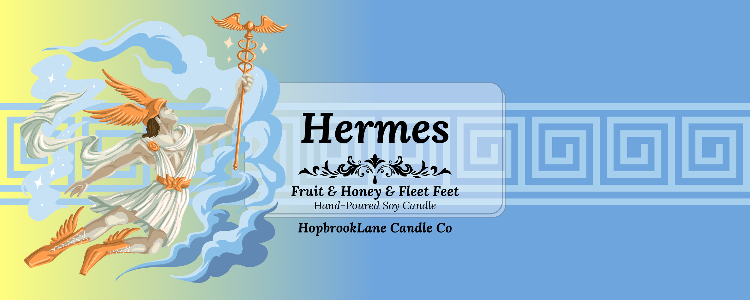 Hermes Candle - Greek Gods
