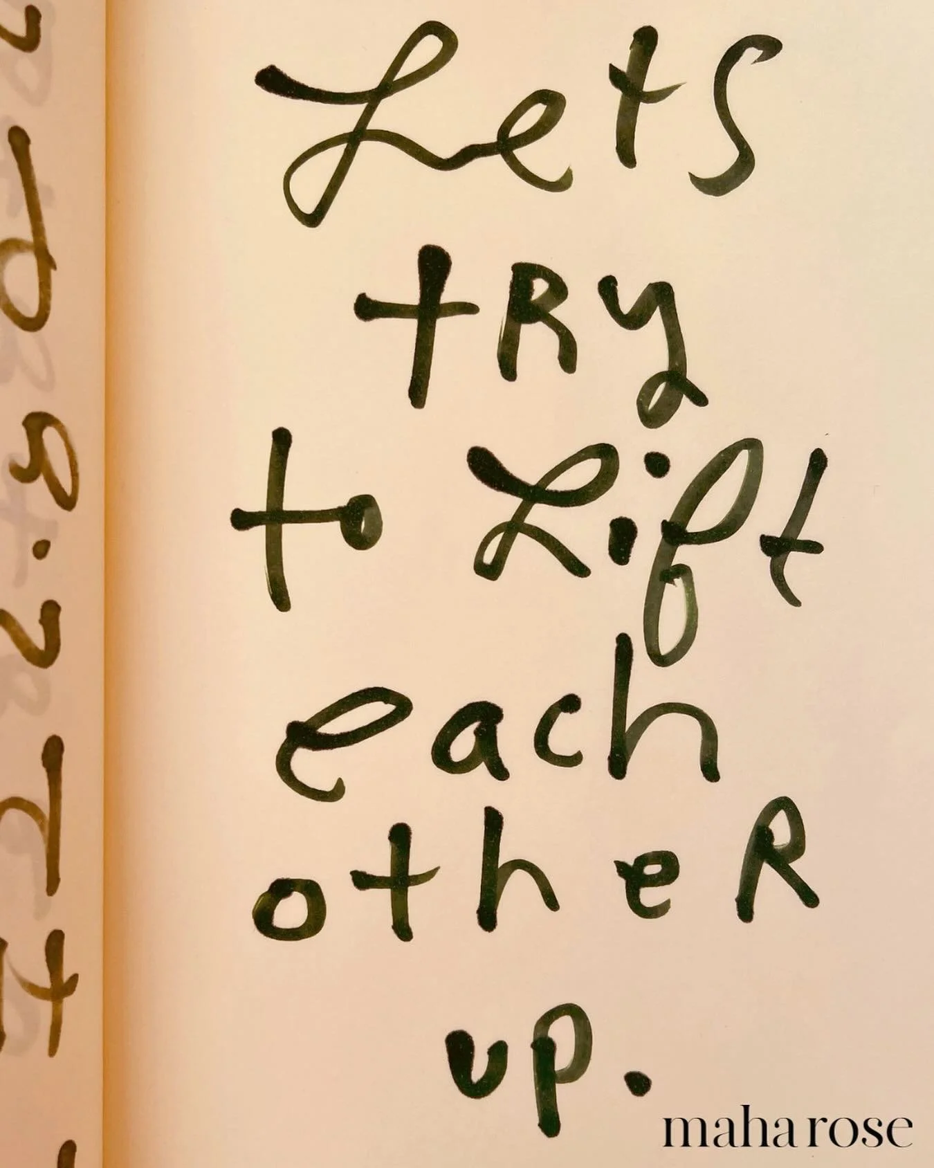 We can try. 
🙏🏽
We can walk into any room, any relationship with that intention. 
🙏🏽
May we try to see the best in one another. 
🙏🏽
May we lift each other up. 
🙏🏽
Happy Venus day. 
🙏🏽
maharose.com