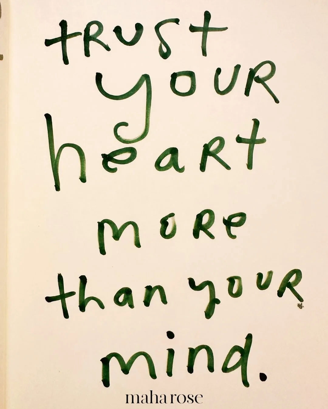 The heart knows things the mind does not. 
💛💛💛
Trust the heart. 
💛💛
maharose.com
💛
#selflove #selftrust #healing